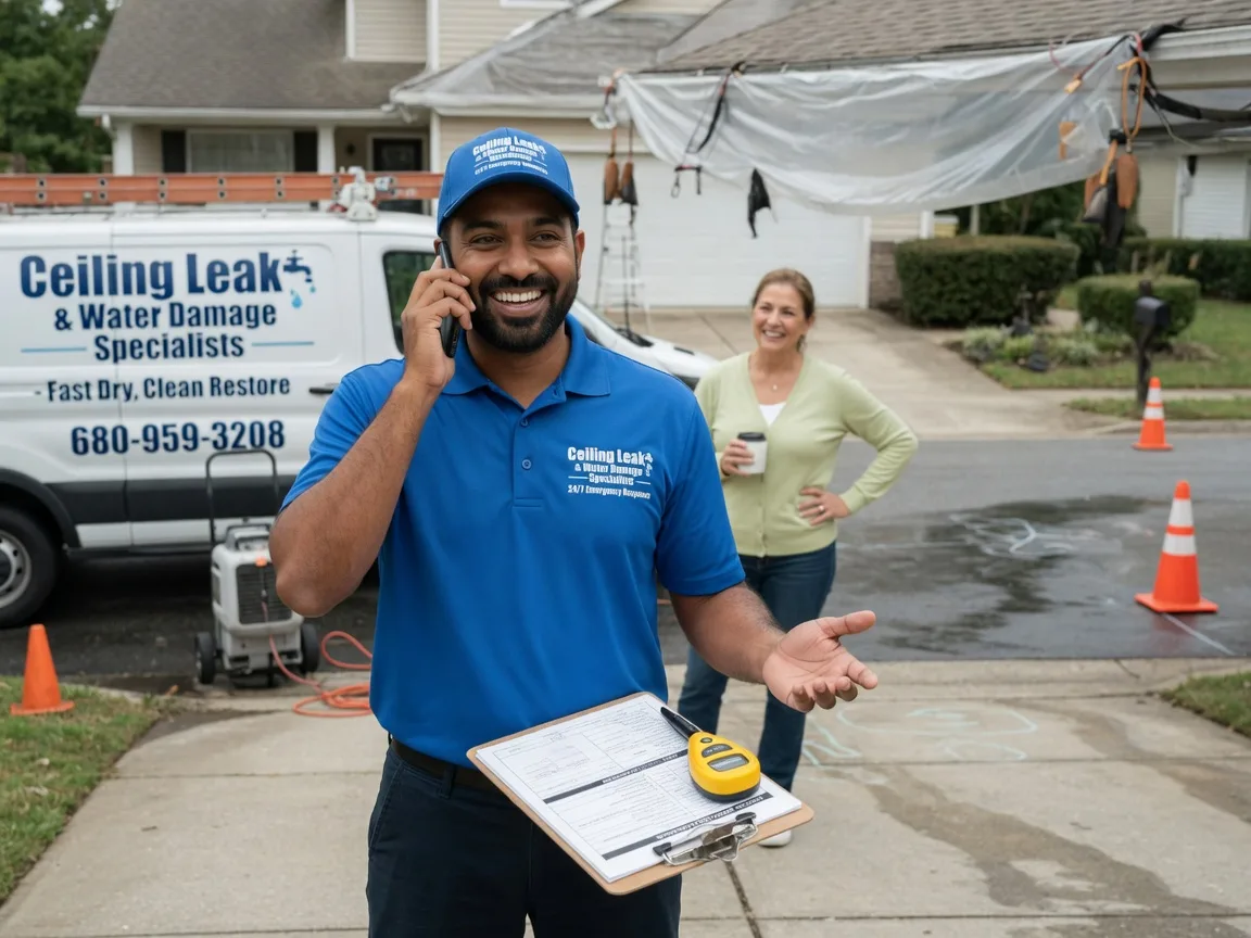 Ceiling Leak Cleanup West Harrison, IN FAQs